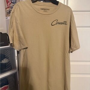 Chemistry Men's Beige Short Sleeve Tee